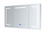 Lexora -  Lesina 48" Wide x 32" Tall LED Medicine Cabinet w/ Defogger - LL4832LEDMC