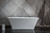 Lexora -  Vinter 59" Free Sting Acrylic Bathtub w/ Chrome Drain - LD901159A1C0000