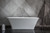 Lexora -  Melina 63" Free Sting Acrylic Bathtub w/ Chrome Drain - LD900363A1C0000