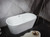 Lexora -  Melina 67" Free Sting Acrylic Bathtub w/ Chrome Drain - LD900367A1C0000