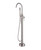 Lexora -  Lago Free Sting Bathtub Filler/Faucet w/ Hheld Showerw - Brushed Nickel - LDF02017FSBNL