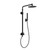 Pulse ShowerSpas - Atlantis Matte Black Shower System - 1059-MB