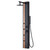 Pulse ShowerSpas - Eclipse Matte Black ShowerSpa - 1060MB-BA
