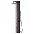 Pulse ShowerSpas - Eclipse Matte Black ShowerSpa - 1060MB-BA-1.8GPM