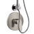 Pulse ShowerSpas - SeaBreeze Brushed Nickel  Shower and Valve Combo - 1088-BN-RIV