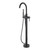 Pulse ShowerSpas - Freestanding Tub Filler with Diverter in Matte Black - 3021-FSTF-MB