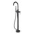 Pulse ShowerSpas - Freestanding Tub Filler with Diverter in Matte Black - 3021-FSTF-MB