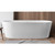 Pulse Tubs - White Freestanding Tub - PT-1003-150-BN