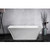 Pulse Tubs - White Freestanding Tub - PT-1043-150-BN