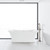Pulse Tubs - White Freestanding Tub - PT-1079-BN