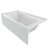 Pulse Tubs - White Alcove Tub - PT-2001L-32