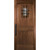 WoodCraft | Arch 2 Panel V-Grooved Mahogany with Speakeasy | 6'8" Tall