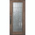 WoodCraft | Courtlandt Full Lite Decorative Glass | 6'8" Tall