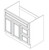 GHI Cabinetry Nantucket Linen - GV3621D-LNTL