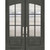WoodCraft | Square Top Arch Double 6 Lite SDL | 8' Tall