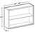 Ideal Cabinetry Glasgow Polar White Wall Cabinet - Without Doors - W3024ND-GPW