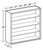Ideal Cabinetry Glasgow Polar White Wall Cabinet - Without Doors - W2436ND-GPW