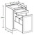 Ideal Cabinetry Glasgow Polar White Base Cabinet - B2DWB18-GPW