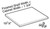 Ideal Cabinetry Glasgow Polar White Vanity Shelf Kit - VSK1221-GPW