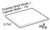 Ideal Cabinetry Glasgow Polar White Matching Interior Base Cabinet Shelf Kits - SK1224MI-GPW