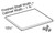 Ideal Cabinetry Glasgow Polar White Wall Cabinet Shelf Kits - SK3012-GPW