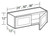 Ideal Cabinetry Glasgow Deep Onyx Wall Cabinet - W3012-GDO