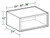 Ideal Cabinetry Glasgow Deep Onyx Wall Cabinet - Without Doors - W302412ND-GDO