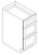 Forevermark Ice White Shaker Kitchen Cabinet - DB30-AW