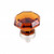 Top Knobs - Crystal Collection - Wine Octagon Crystal Knob 1 3/8" w/ Brushed Satin Nickel Base - TK138BSN