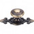 Top Knobs - Britannia Collection - Canterbury Knob 1 1/4" w/Backplate - Dark Antique Brass - M28