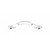 Top Knobs - Dakota Collection - Angle Pull 3" (c-c) - Polished Chrome - M1727