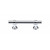 Top Knobs - Dakota Collection - Bit Pull 3" (c-c) - Polished Chrome - M1749