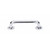 Top Knobs - Aspen II Collection - Aspen II Rounded Pull 4" (c-c) - Polished Chrome - M1988