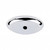 Top Knobs - Aspen II Collection - Aspen II Oval Backplate 1 1/2" - Polished Chrome - M2012