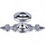 Top Knobs - Britannia Collection - Canterbury Knob 1 1/4" w/Backplate - Polished Chrome - M2134