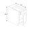 Blue Valley White Shaker Kitchen Cabinet - WHS-B15