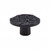 Top Knobs - Cobblestone Collection - Cobblestone Oval Knob 2" - Coal Black - TK298CB