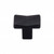 Top Knobs - Mercer Collection - Quilted Knob 1 1/4" - Flat Black - TK560BLK