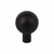 Top Knobs - Barrington Collection - Brookline Knob 1" - Flat Black - TK761BLK