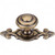Top Knobs - Britannia Collection - Canterbury Knob 1 1/4" w/Backplate - German Bronze - M31