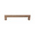 Top Knobs - Aspen Collection - Aspen Flat Sided Pull 6" (c-c) - Light Bronze - M1366