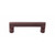 Top Knobs - Aspen Collection - Aspen Flat Sided Pull 4" (c-c) - Mahogany Bronze - M1363