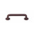 Top Knobs - Aspen Collection - Aspen Rounded Pull 4" (c-c) - Mahogany Bronze - M1388