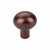 Top Knobs - Aspen Collection - Aspen Egg Knob Small 1 3/16" - Mahogany Bronze - M1528