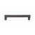 Top Knobs - Aspen Collection - Aspen Flat Sided Pull 6" (c-c) - Medium Bronze - M1367