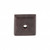 Top Knobs - Aspen Collection - Aspen Square Backplate 7/8" - Medium Bronze - M1447