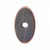 Top Knobs - Sanctuary Collection - Oval Backplate Small 1 1/4" - Tuscan Bronze - TK58TB