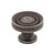 Top Knobs - Somerset II Collection - Button Faced Knob 1 1/4 Inch - Black Iron - M293