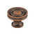 Top Knobs - Somerset II Collection - Button Faced Knob 1 1/4 Inch - Antique Copper - M297