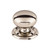 Top Knobs - Asbury Collection - Victoria Knob 1 1/4 Inch w/Backplate - Polished Nickel - M1316